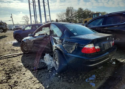 2003 BMW M3 из США, поврежденный, VIN WBSBL93473JR22064